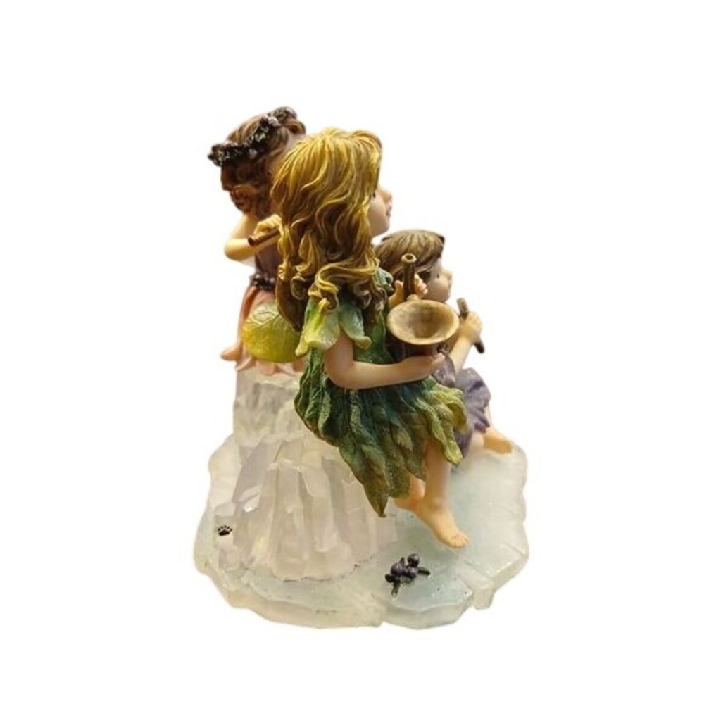 BOYDS WEE FOLKSTONES FAERIES COLLECTION JILLIAN, PIPER, & MELODY SUGAR PLUM#73B5 - Picture 3 of 9